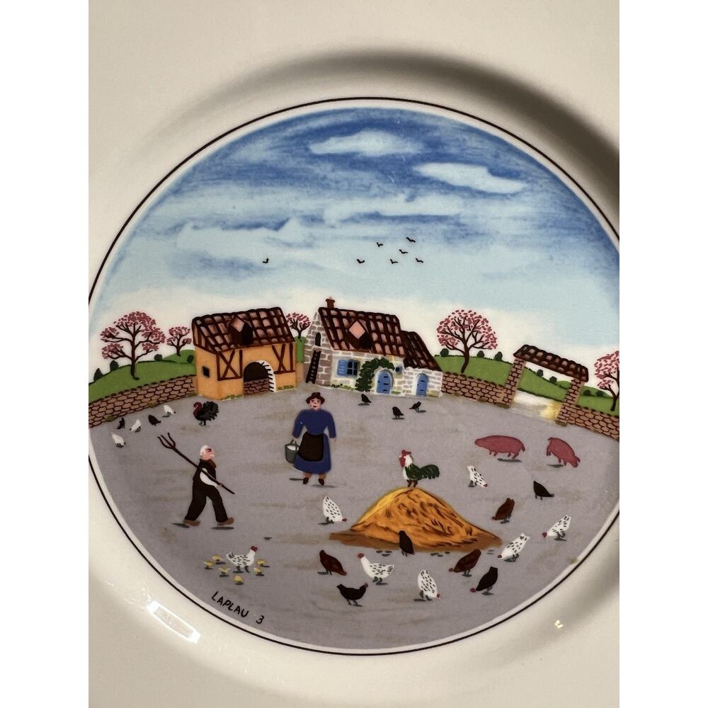 Villeroy & Boch DESIGN NAIF Salad plate Country Yard farm style